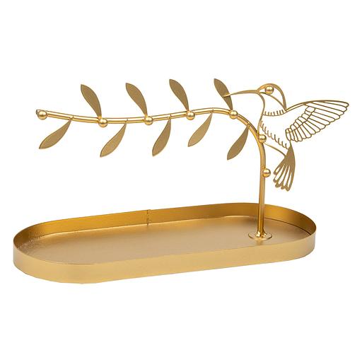 Держатель для ювелирных украшений Экзотика, Д260 Ш105 В160, золотой фото 1