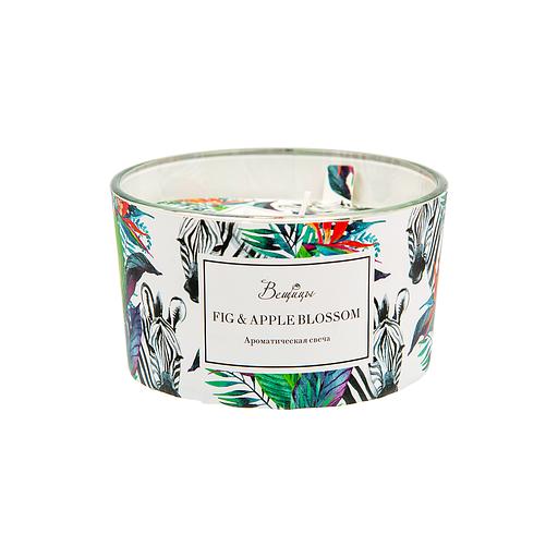 Ароматическая свеча FIG & APPLE BLOSSOM в стекле, Д107 Ш107 В60 фото 1