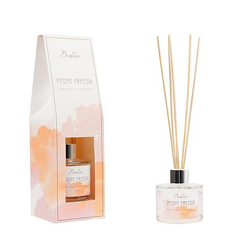 Парфюмированный аромадиффузор PEONY FREESIA, 100 мл., Д75 Ш75 В250 фото 1