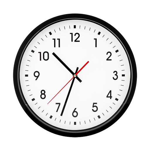 Часы настенные "Классика", Д340 Ш340 В40, белый, чёрный фото 1