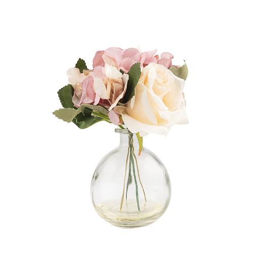 Цветочная композиция "Нежность", Д90 Ш90 В190, прозрачный фото 1