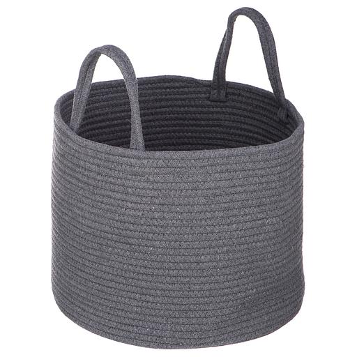Корзина для хранения "Хлопок", Д350 Ш350 В280, серый фото 1