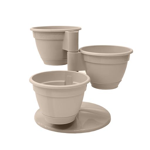 Пластиковый цветочный каскад "Антик", Д300 Ш300 В230, фраппе фото 1