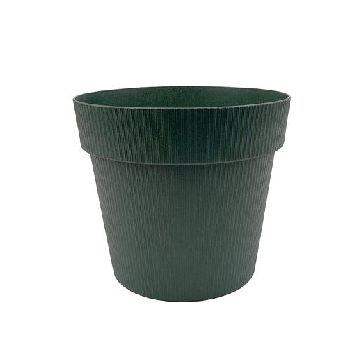 Пластиковый горшок со вставкой "Протея Эко", D 22, малахит фото 1