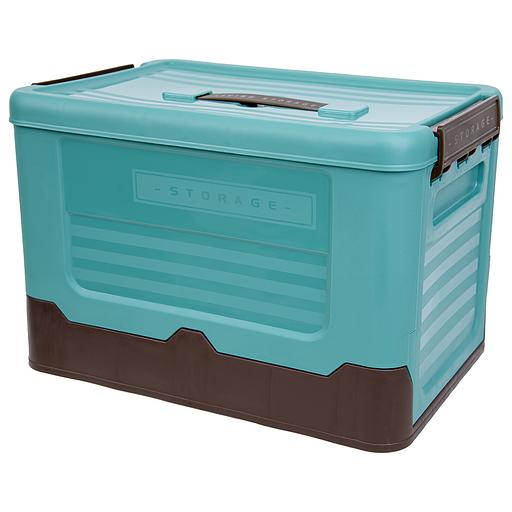 Короб пластиковый складной "Пазл", Д340 Ш240 В230, голубой фото 1