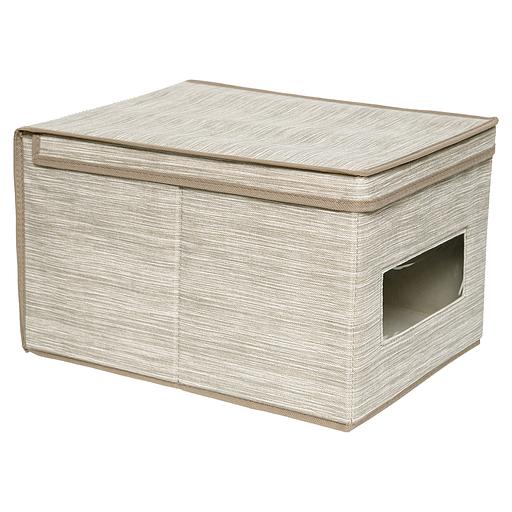 Короб для хранения «Латте», Д400 Ш300 В250, бежевый фото 1