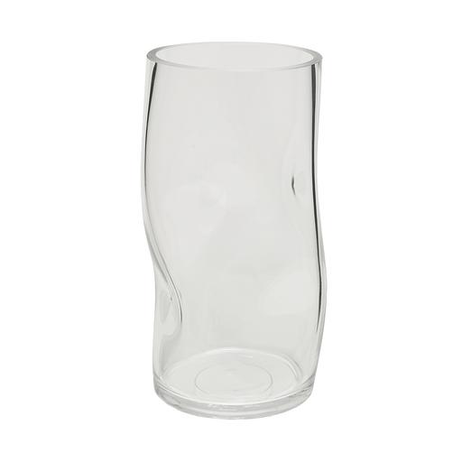 Декоративная ваза из стекла, Д120 Ш120 В250, прозрачный фото 1