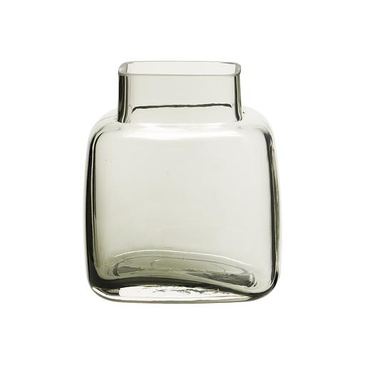 Декоративная ваза из стекла, Д127 Ш80 В147, серый фото 1