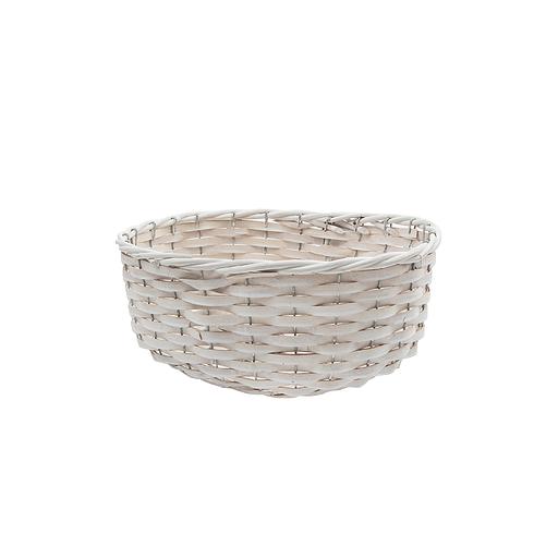 Корзина подарочная овальная Д250 Ш160 В100, белый фото 1