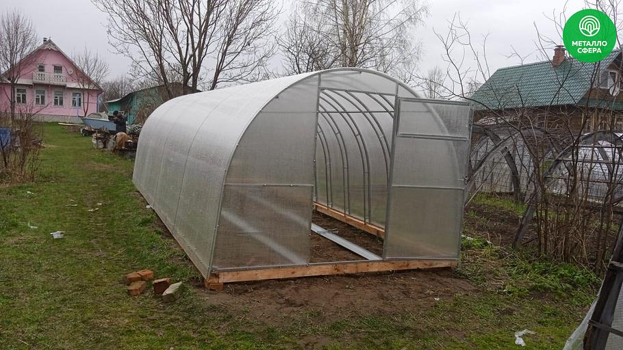 Арочная теплица «Двойная Арка» ОПТ фото 4