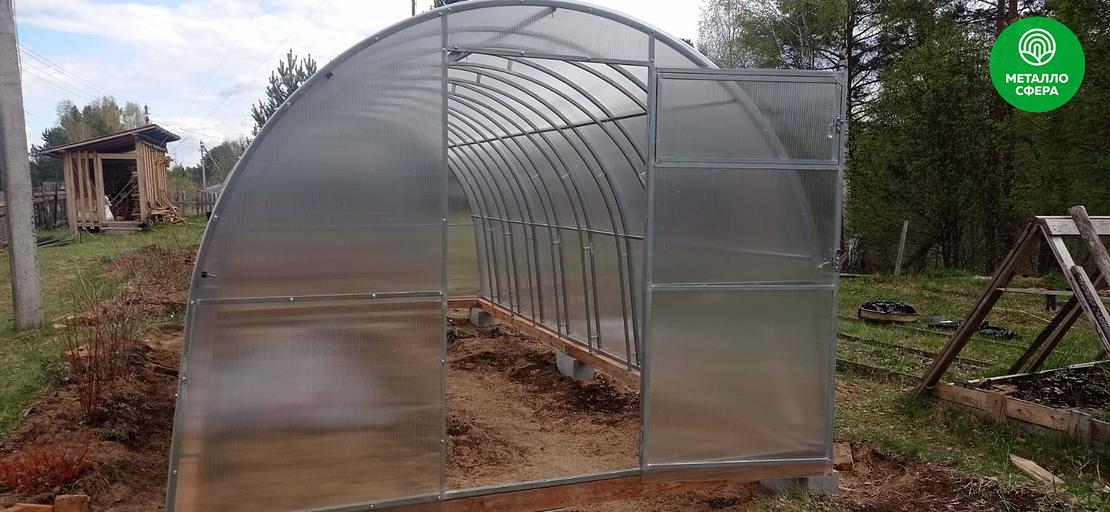 Арочная теплица «Двойная Арка» ОПТ фото 5