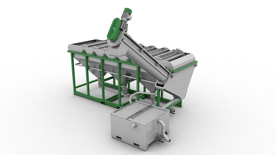 Флотационная мойка с выводом грязи «Станко ПМФК-1500» фото 1