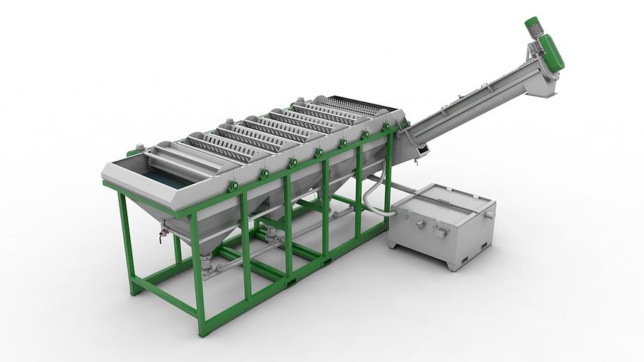 Флотационная мойка с выводом грязи «Станко ПМФК-1500» фото 3