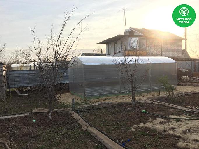 Прямостенная теплица «Прямостенная-3,5» ОПТ фото 3