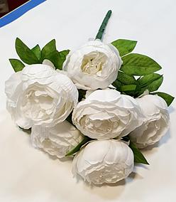 Искусственные цветы - букет «Пион свадьба» ОПТ фото 1