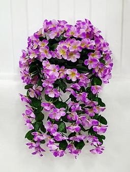 Жасанды өсімдіктер - Ампель фиалка ОПТ фото 1