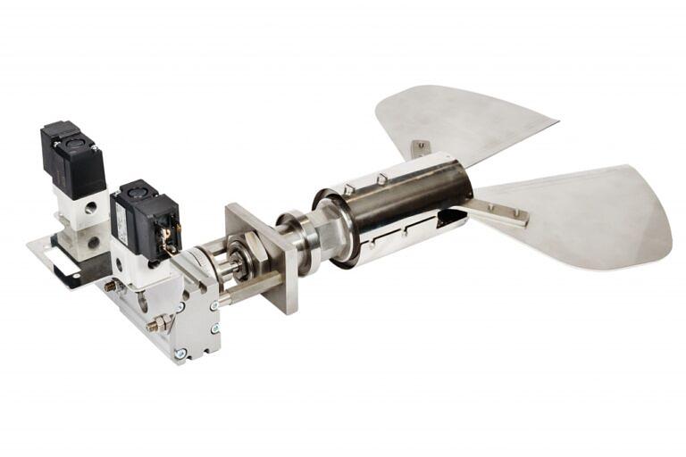 Заслонка с пневмоприводом для установок вакуумного напыления УВН-73П-2, УВН-74П-3, УВН 74П-3М-1, УВН 74П-3М-2, УВН 74П-3М-3 фото 1