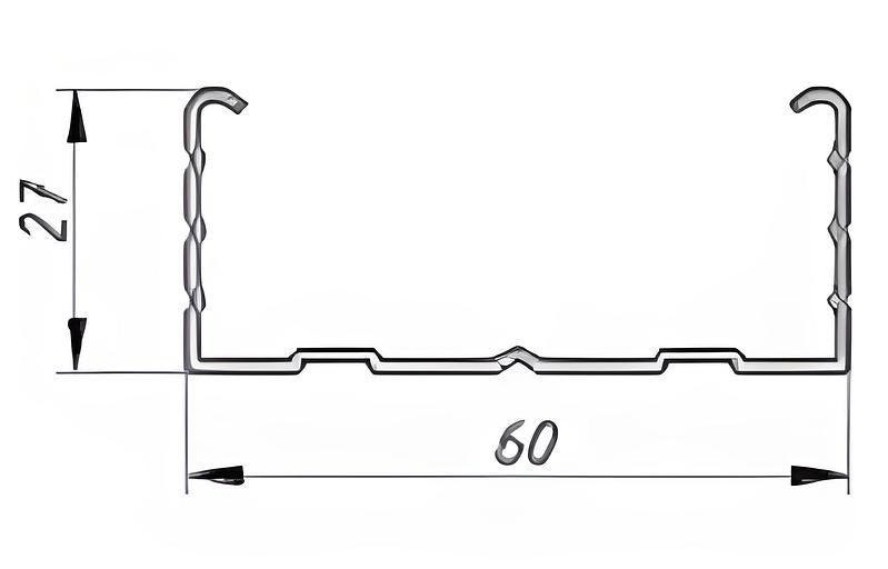 Профиль ПП 60х27 мм ОПТ фото 3