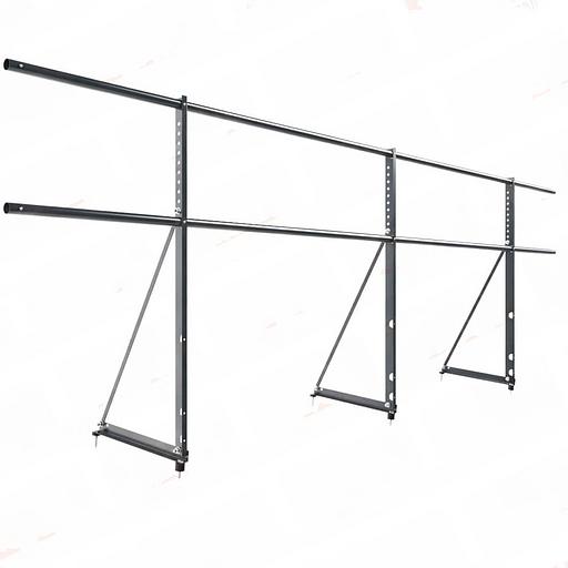 Ограждение декоративное NewLine H-90 см, 3 м, для кровли из металлочерепицы, профнастила, материалов на основе битума фото 1