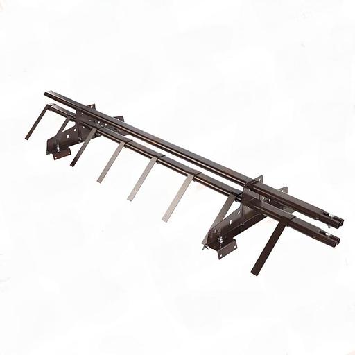 Снегозадержатель трубчатый BORGE 1.5 м, для профнастила Н-60, Н-75, коричневый шоколад RAL 8017 фото 1