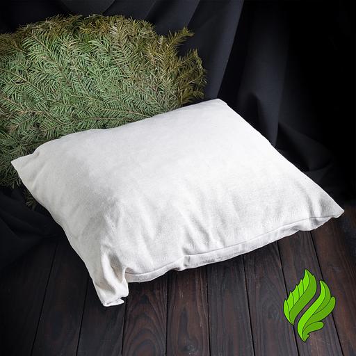 Подушка с пихтой для бани 50×50×10 см, опт фото 1