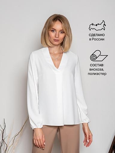 Блузка V-образный вырез «Анна» WE ARE FAMILY АРК006-2021-129 опт фото 2