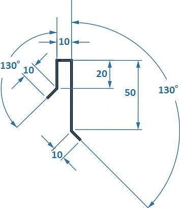 Доборный элемент колпачок на профлист С8 опт фото 1