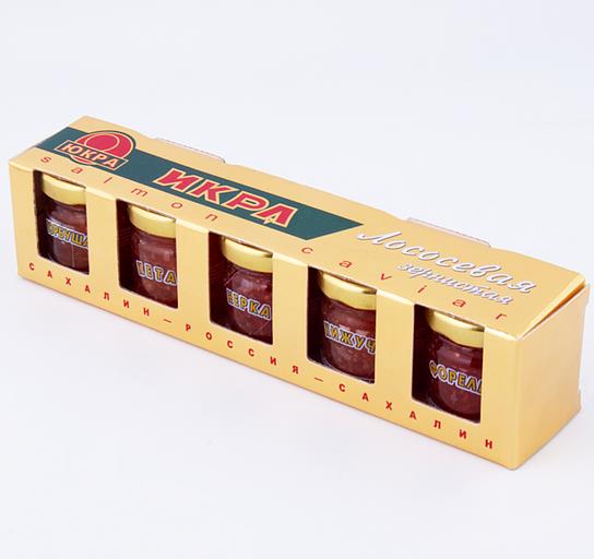 Подарочный набор «5 видов икры» по 40 г ОПТ фото 1