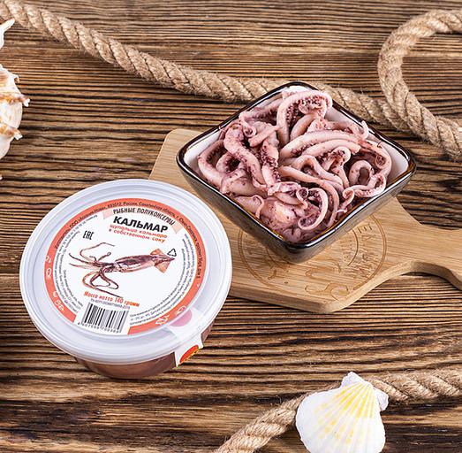 Консервы «Кальмар щупальца» в собственном соку ОПТ фото 3