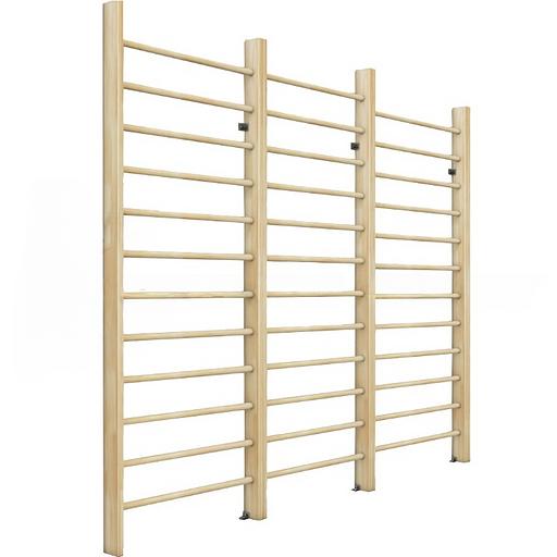 Стенка шведская трёхсекционная 2400х2400 мм фото 1