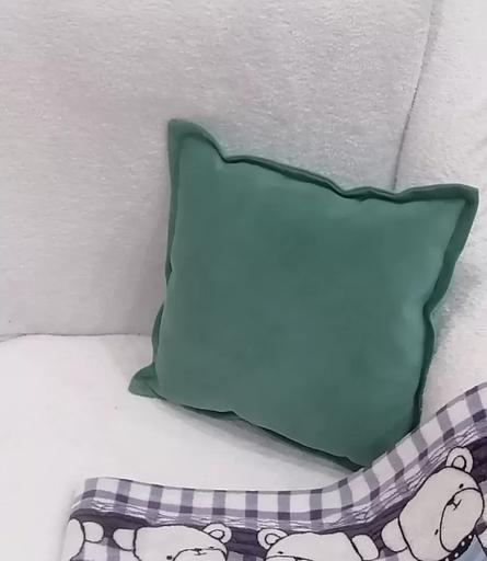 Декоративная подушка на диван 1 шт бирюзовый цвет ОПТ фото 1