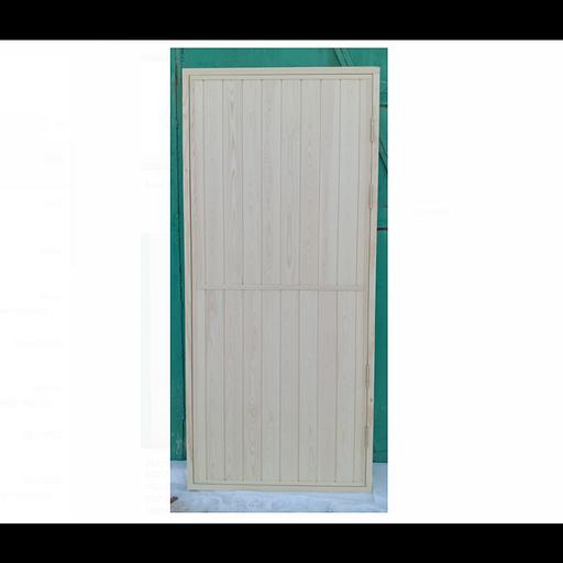 Дверь утепленная из сосны 2000×900 мм фото 1