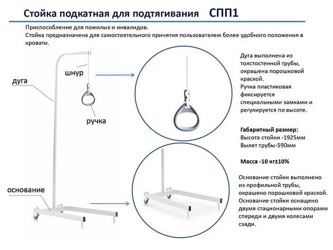 Стойка подкатная для подтягивания СПП1 фото 4