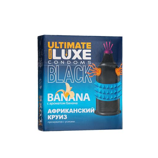 Презервативы Luxe Black Ultimate Африканский Круиз (Банан) 1 шт, опт фото 1
