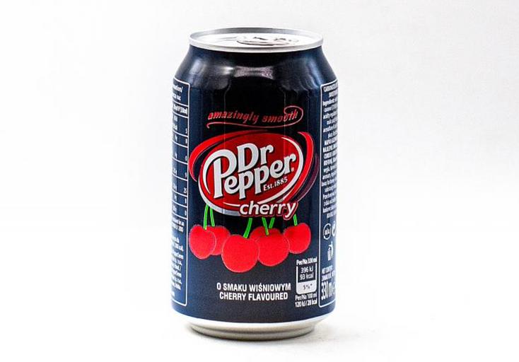 Напиток газированный Dr.Pepper «Cherry» 330 мл ж/б ОПТ фото 1