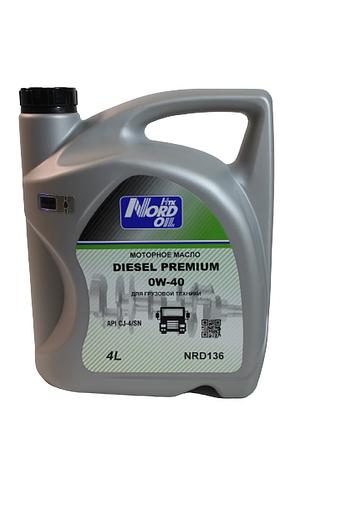 Моторное масло для грузовой техники Nord Oil Diesel Premium 0W-40 CJ-4/SN ОПТ фото 2