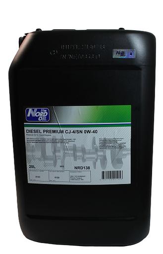Моторное масло для грузовой техники Nord Oil Diesel Premium 0W-40 CJ-4/SN ОПТ фото 5