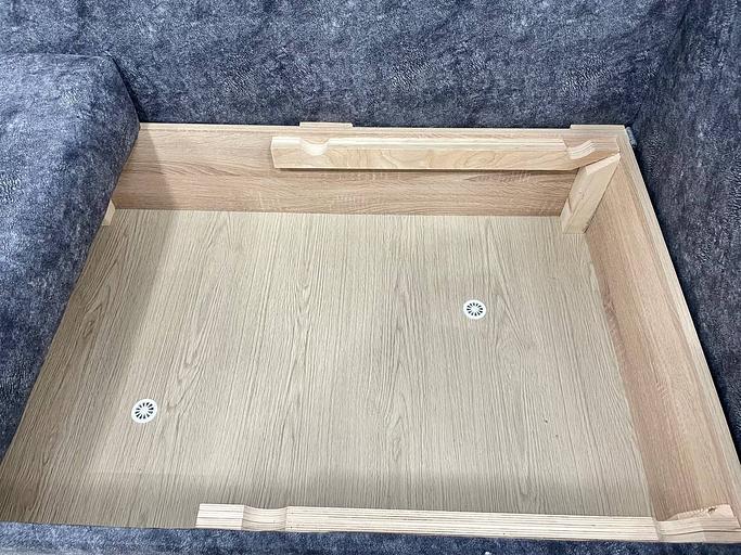 Диван прямой «Элис 3», серый, ткань Аляска80, опт фото 2