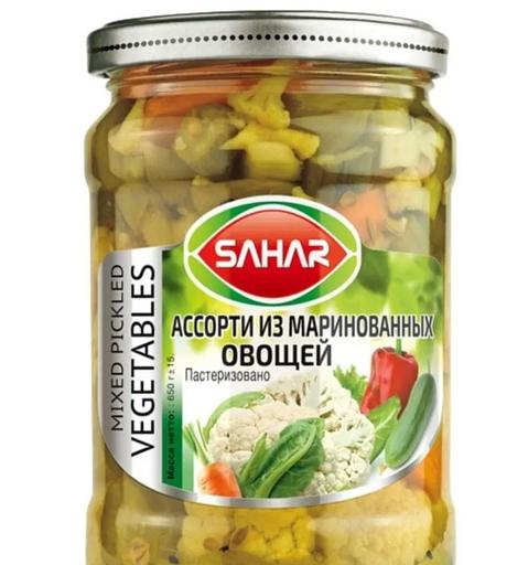 Ассорти из маринованных овощей Sahar food ОПТ фото 1
