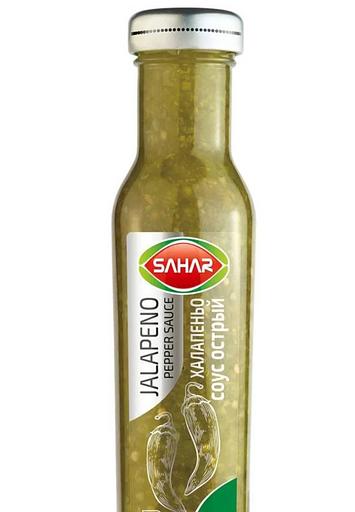 Халапеньо соус острый зелёный Sahar food ОПТ фото 1