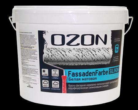 Краска фасадная OZON Fassadenfarbe Silikon ВД-АК-115А-1,4 А опт фото 2