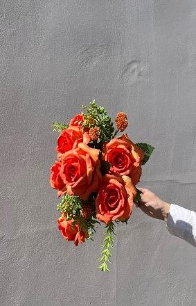 Искусственные цветы ПластЦвет «Болгарская роза» ОПТ фото 1