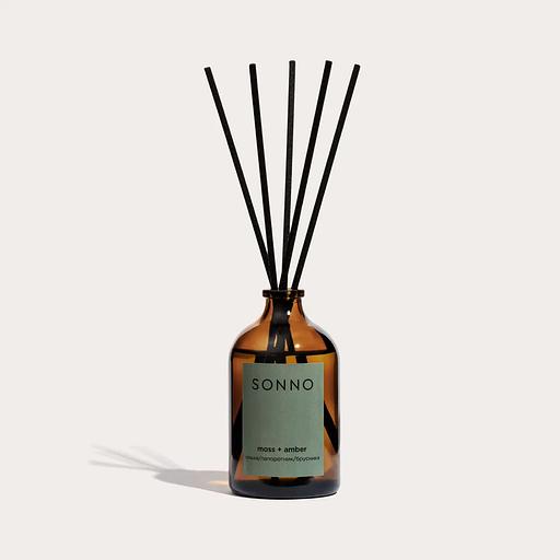 Ароматический диффузор SONNO, Moss + Amber, 100 мл ОПТ фото 3