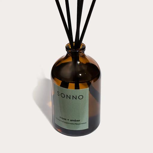 Ароматический диффузор SONNO, Moss + Amber, 100 мл ОПТ фото 4