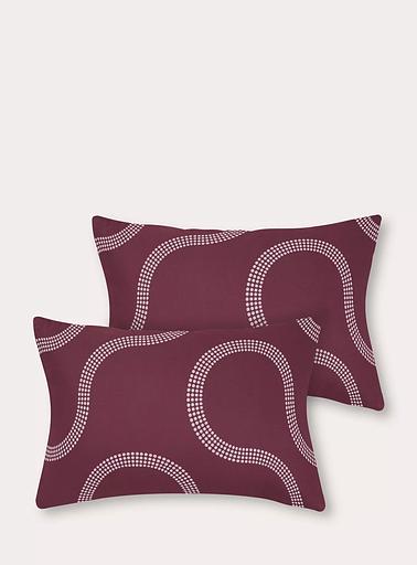 Комплект постельного белья Fjord, цвет винный с фьордом ОПТ фото 3