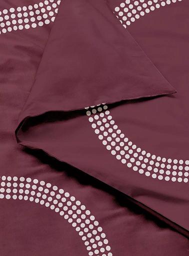 Комплект постельного белья Fjord, цвет винный с фьордом ОПТ фото 4