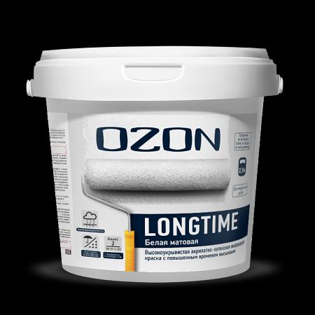 Краска акрилатно-латексная высокоукрывистая OZON Longtime ВД-АК-227А-1,3 А опт фото 1