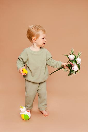 Костюм детский цвет оливковый ОПТ фото 1