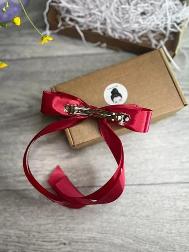 Заколка для волос Casanda Hey бордо, опт фото 2