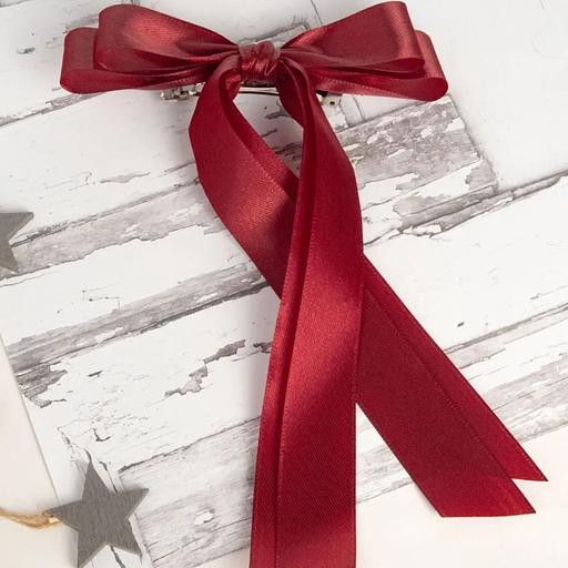 Заколка для волос Casanda Hey бордо, опт фото 5